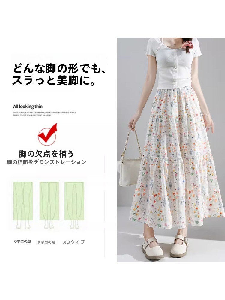 Spódnica midi w kwiaty plus si – Midi Skirt Floral recenzja i cena