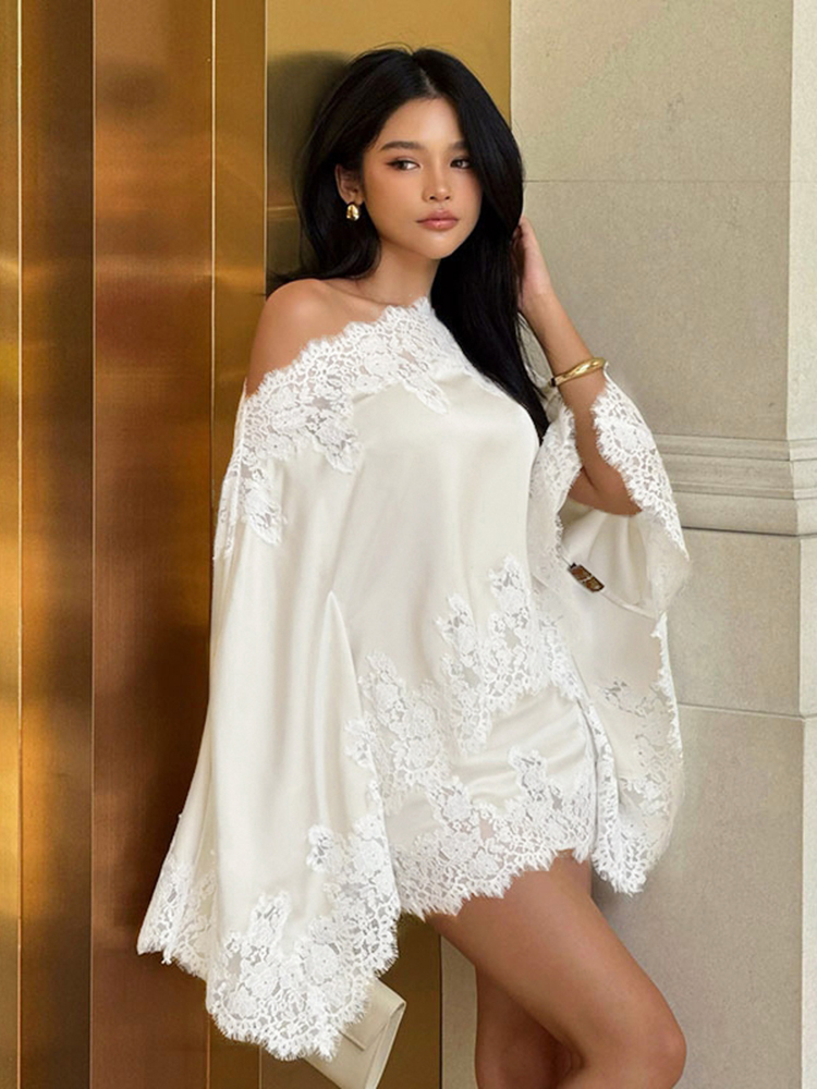 Elegancki damski komplet: kosz – Blouse Off Shoulder recenzja i cena