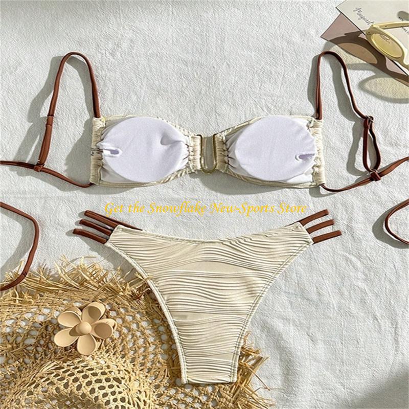 E56D Ruched Bandeau Kostium ką – Swimsuit Bikini Ruched recenzja i cena
